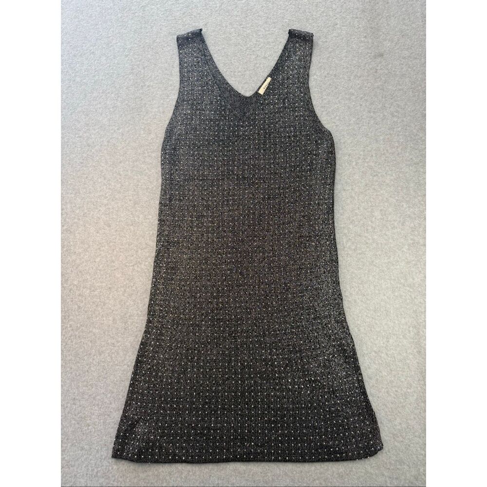 Debut metallic shimmer summer party club Dress Y2K  Small